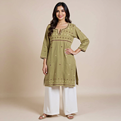 HAND EMBROIDERED KURTA FOR GIRLS