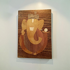Ganesha wooden inlay 