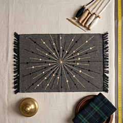 Handmade Ikat Handkerchief|Grey