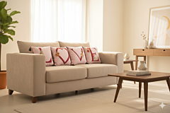 Handmade Embroidered LOVE Cushion Cover