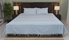 Dhaga Vishwas Ka Cotton Handloom Bedsheet With Pillow Cover