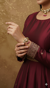 Bracelet, chokar, necklace 