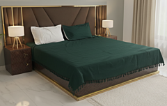 Dhaga Vishwas Ka Cotton Handloom Bedsheet With Pillow Cover