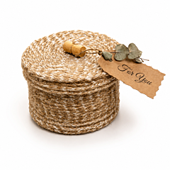 Handcrafted Jute Gift Box for Rakhi and Handcrafted Gifts