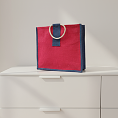 handmade colour jute bag 