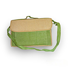 handmade jute laptop bag