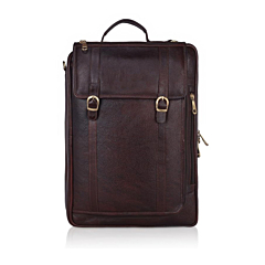 Leather Backpack Executive Office Bag | Laptop Bag For Men | Brown