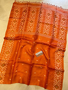 Pure tussar saree with blouse piece 