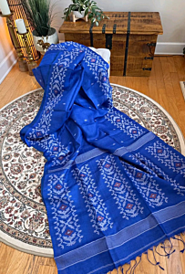 Pure tussar saree with blouse piece 