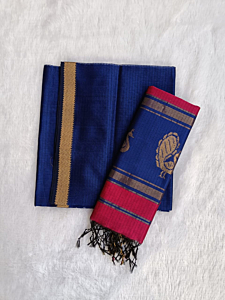 Cotton saree with blouse piece 