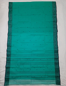 Bengal Handloom Cotton Saree |Teal