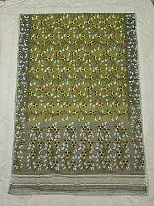 Modal by cotton jamdani saree