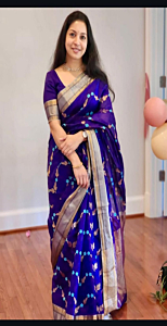 Handcrafted Chanderi Saree I Blue