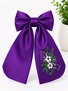 Hand Embroidered Bohochic Hairbows