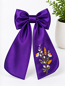 Hand Embroidered Bohochic Hairbows
