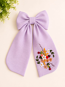 Hand Embroidered Bohochic Hairbows