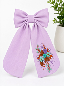 Hand Embroidered Bohochic Hairbows