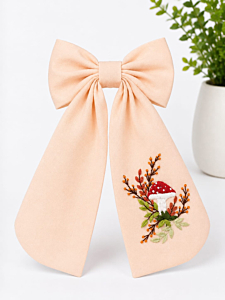 Hand Embroidered Bohochic Hairbows