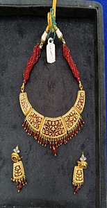 Handmade Thewa Art Choker Necklace Set