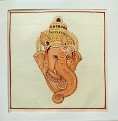 Ganpati water colour painting 