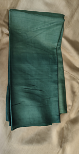 Handwoven Tussar Silk Dress Material I Green