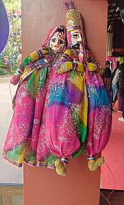 Kathputli Puppet Couple Set