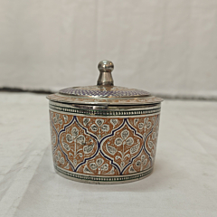 Brass Pot with Decorative Exterior Designs