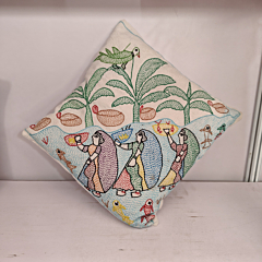 Embroidered Cushion Cover