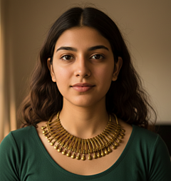 Handicrafted Brass Statement Necklace Set