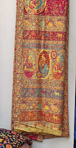 Handcrafted Kashmir Kani Saree|Multi