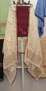 Handcrafted Manipuri Traditional Dress Set| Multi