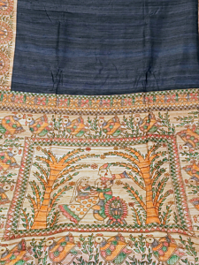 Tussar Ghicha Printed Saree