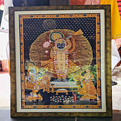 Handcrafted Nathdwara Shrinathji Pichwai Painting | 3 x 2 ft