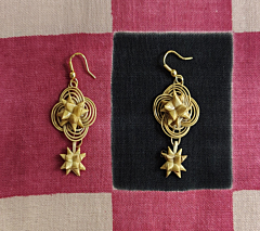 Handcrafted Cane Earrings | 2 inch