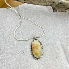 Shazar-dendritic agate Silver pendant 
