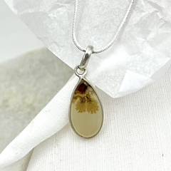 Shazar-dendritic agate Silver pendant 