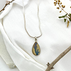 Shazar-dendritic agate Silver pendant 