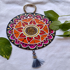 Lippan Art Ganesh Circle Wall Decor