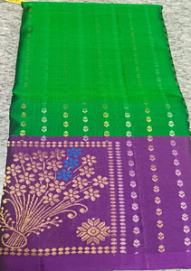 Handcrafted Dharmavaram Silk Saree| Purple