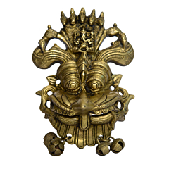 Brass Najariya Face Ganesha Wall Hanging KBH00925