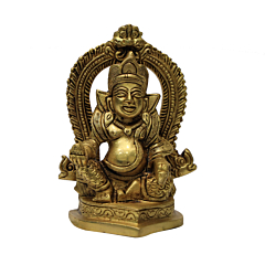 Brass Super Fine Finish Kubera Idol KBH07056