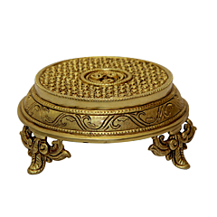 Brass Round Bajath Medium KBH07204