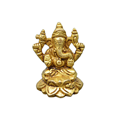 Brass Small Kaal Ganesh Idol KBH07491