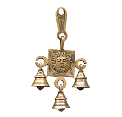 Brass Sun Belt Wall Hanging Bell KBH07496