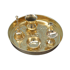 Brass Pooja Dish KBH07549