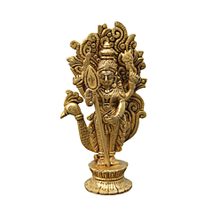 Brass Mugan Kartikeya Idol KBH07552