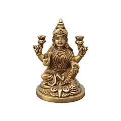 Brass Laxmi Round Base Owl KBH07570