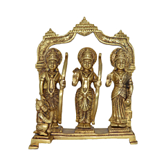 Brass Kaman Ram Darbar Set Idol KBH07630