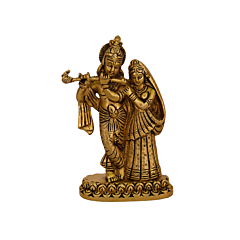 Brass Radha Krishna Idol KBH07727