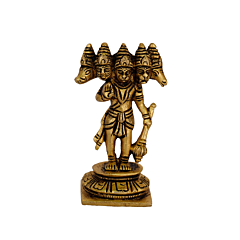 Brass Panchmukhi Hanuman Idol KBH07730